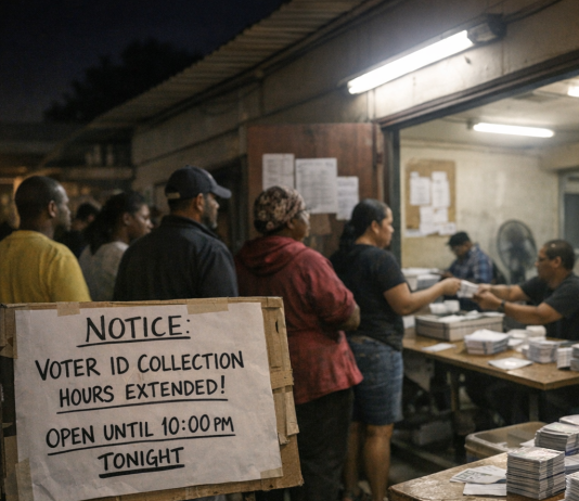 Electoral Commission Extends Voter ID Collection Hours Until 10 PM Tonight