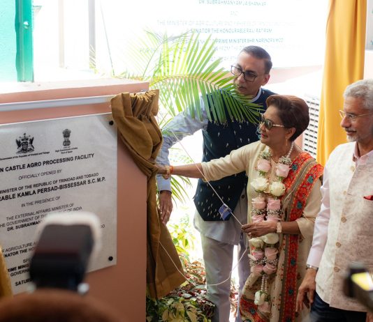 PM Kamla Persad-Bissessar Opens Indian-Funded Agro-Processing Facility to Strengthen Food Security