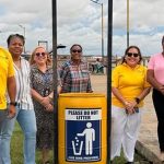 Rotary Club Enhances Kingston Foreshore with Garbage Bins and Peace Pole
