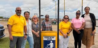 Rotary Club Enhances Kingston Foreshore with Garbage Bins and Peace Pole