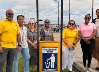 Rotary Club Enhances Kingston Foreshore with Garbage Bins and Peace Pole