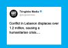 Ongoing Conflict in Lebanon Displaces Over 1.2 Million People