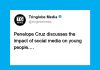 Penelope Cruz: Youth Are Victims of Social Media!