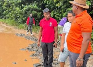 Guyana Officials Inspect Flood Damage After Heavy Rains