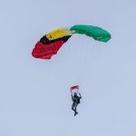 GDF Dazzles with Paratrooping Show for Independence Anniversary