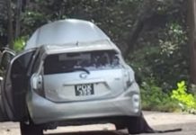 Stolen and partially scrapped: Stolen vehicle discovered at Fond Pois Doux Road off North Coast Road