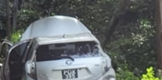 Stolen and partially scrapped: Stolen vehicle discovered at Fond Pois Doux Road off North Coast Road