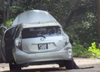 Stolen and partially scrapped: Stolen vehicle discovered at Fond Pois Doux Road off North Coast Road