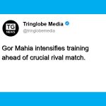 Gor Mahia in Final Preparations for Upcoming High-Stakes Match