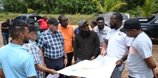 Minister Croal Inspects $2.1 Billion Infrastructure Projects in Bartica