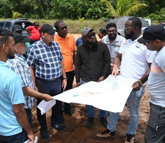 Minister Croal Inspects $2.1 Billion Infrastructure Projects in Bartica