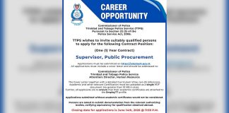 Trinidad and Tobago Police Service Launches Recruitment Drive for New Recruits