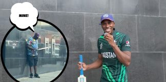 Unexpected Reactions to Unattended Cricket Bat in Port of Spain