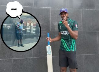 Unexpected Reactions to Unattended Cricket Bat in Port of Spain