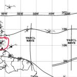 Unsettled Weather Expected: Isolated Showers and Possible Thunderstorms Ahead of Tropical Waves 18 and 19