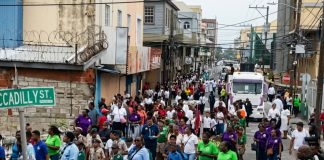 Corpus Christi Procession Proceeds Peacefully Under Police Escort Following Disrupted Peace March