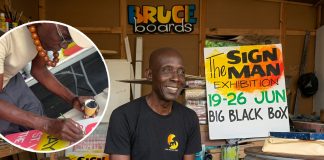 Trinidad’s Iconic Sign Painter, Bruce Cayonne, Showcases Legacy in Special Exhibition