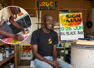 Trinidad’s Iconic Sign Painter, Bruce Cayonne, Showcases Legacy in Special Exhibition