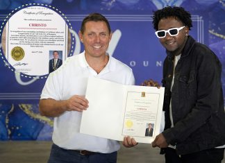 Christo receives Brampton honour for promoting Caribbean culture through music.