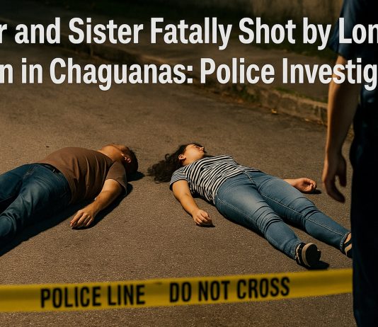 Brother and Sister Fatally Shot by Lone Gunman in Chaguanas: Police Investigating