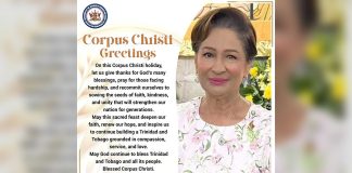 Kamla Persad-Bissessar Commemorates Corpus Christi Celebration in 2026