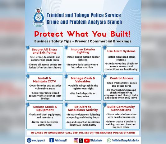 TTPS Urges Businesses: Protect What You Built With Key Safety Tips
