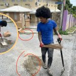 Resident Repairs Hazardous Schoolfront Potholes Himself After Officials Ignore His Pleas