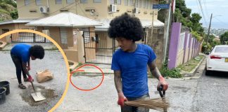 Resident Repairs Hazardous Schoolfront Potholes Himself After Officials Ignore His Pleas