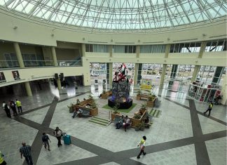 Starbucks Moves Upstairs, Airport Atrium Reopens as Public Space