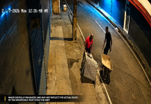 CCTV Footage Shows Suspects Using Wheelbarrow to Steal 5-Ton AC Unit