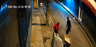CCTV Footage Shows Suspects Using Wheelbarrow to Steal 5-Ton AC Unit
