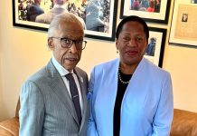 Trinidad’s Beckles-Robinson Discusses Caribbean Issues with Al Sharpton
