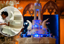 Michelle Sohan’s Fountain-Inspired Wedding Cake Captivates Online