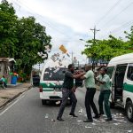 Green Band Maxi Drivers Fight After Reckless Driving Incident on Southern Main Road
