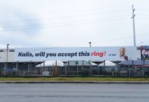 Jr Lee’s Billboard Proposal Captivates Trinidad and Tobago