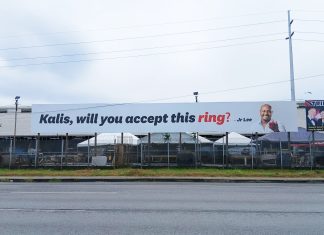 Jr Lee’s Billboard Proposal Captivates Trinidad and Tobago
