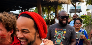 Kes the Band’s Lead Singer Celebrates Spain World Cup Win with Joyful Jump