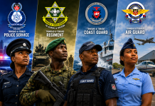 Four security services launch recruitment drives at the same time.