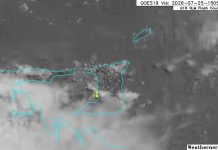Isolated Thunderstorms Hit Southern Trinidad with Heavy Rainfall and Gusty Winds