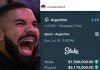 Drake Loses US$1.5 Million After Backing Argentina in World Cup Final