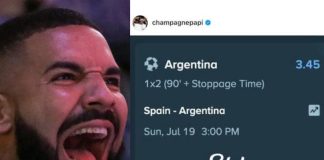 Drake Loses US$1.5 Million After Backing Argentina in World Cup Final