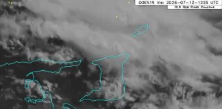 Intermittent Rainfall and Thunderstorms Expected Across Both Islands Through Late Afternoon