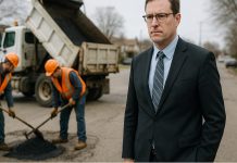 Councillor Stewart Takes Action on Potholes in Enterprise North
