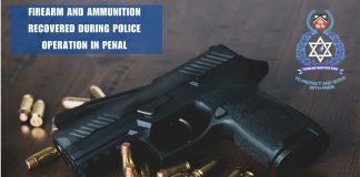 Police Recover Firearm and Ammunition in Intelligence-Led Operation in Penal District