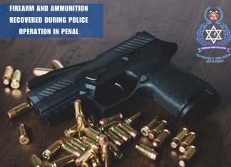 Police Recover Firearm and Ammunition in Intelligence-Led Operation in Penal District