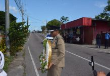 Commissioner Guevarro Honors Slain Officer at Coup Anniversary Ceremony