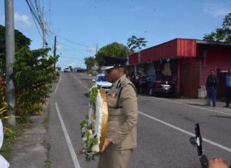 Commissioner Guevarro Honors Slain Officer at Coup Anniversary Ceremony