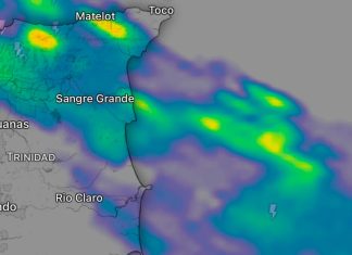 Intense Showers and Thunderstorms Threaten Local Rainfall Thresholds in Fishing Pond and Manzanilla