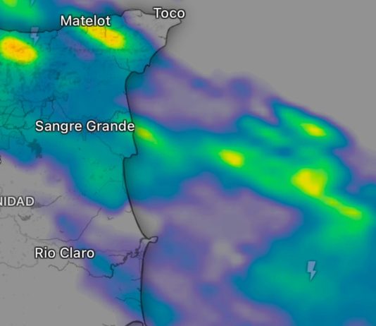 Intense Showers and Thunderstorms Threaten Local Rainfall Thresholds in Fishing Pond and Manzanilla