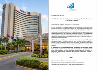 eTeCK Says Hilton Talks Near Completion